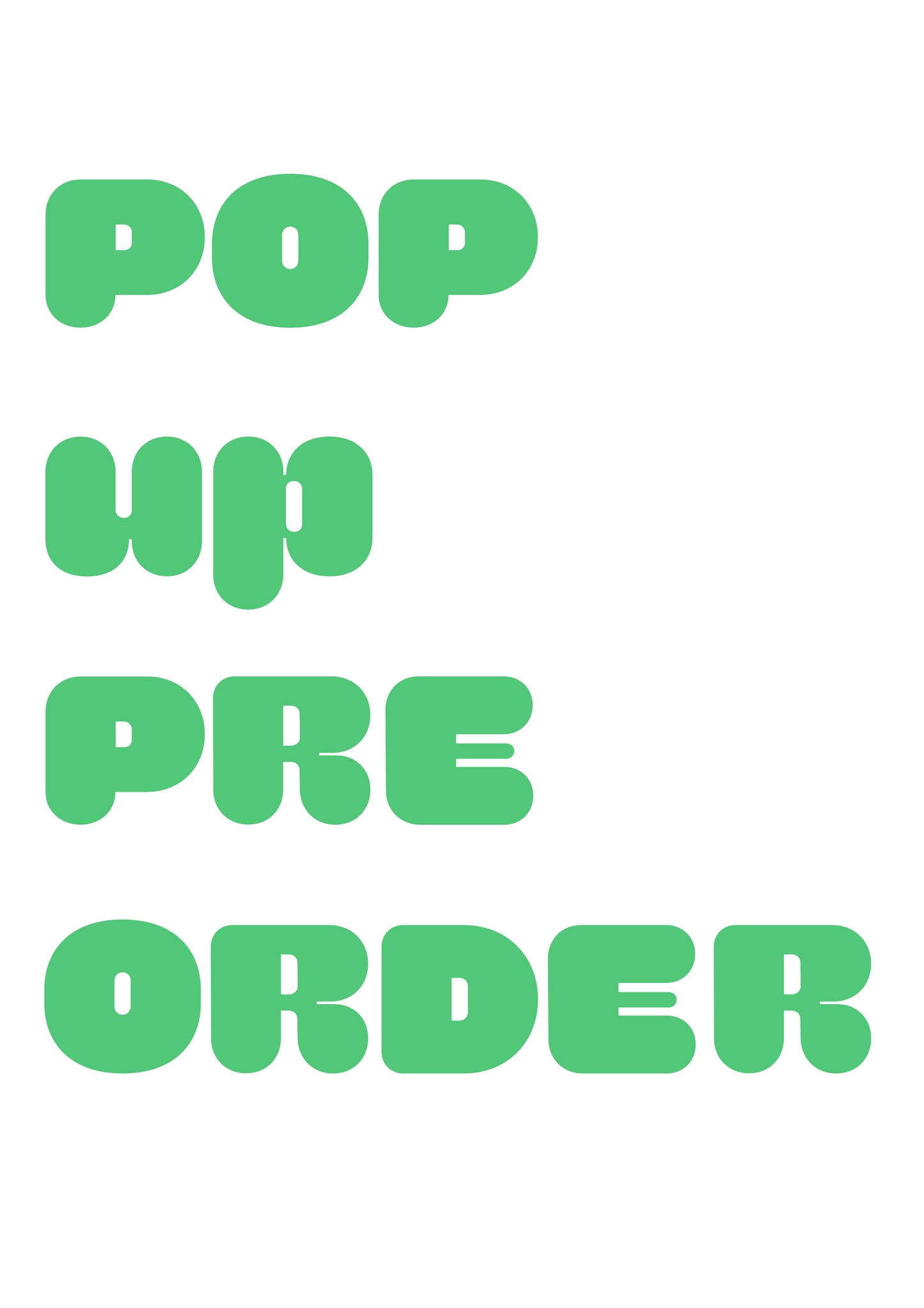 Pre-Order Confirmation
